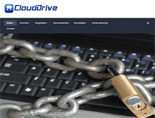 Tablet Screenshot of clouddrive.nl